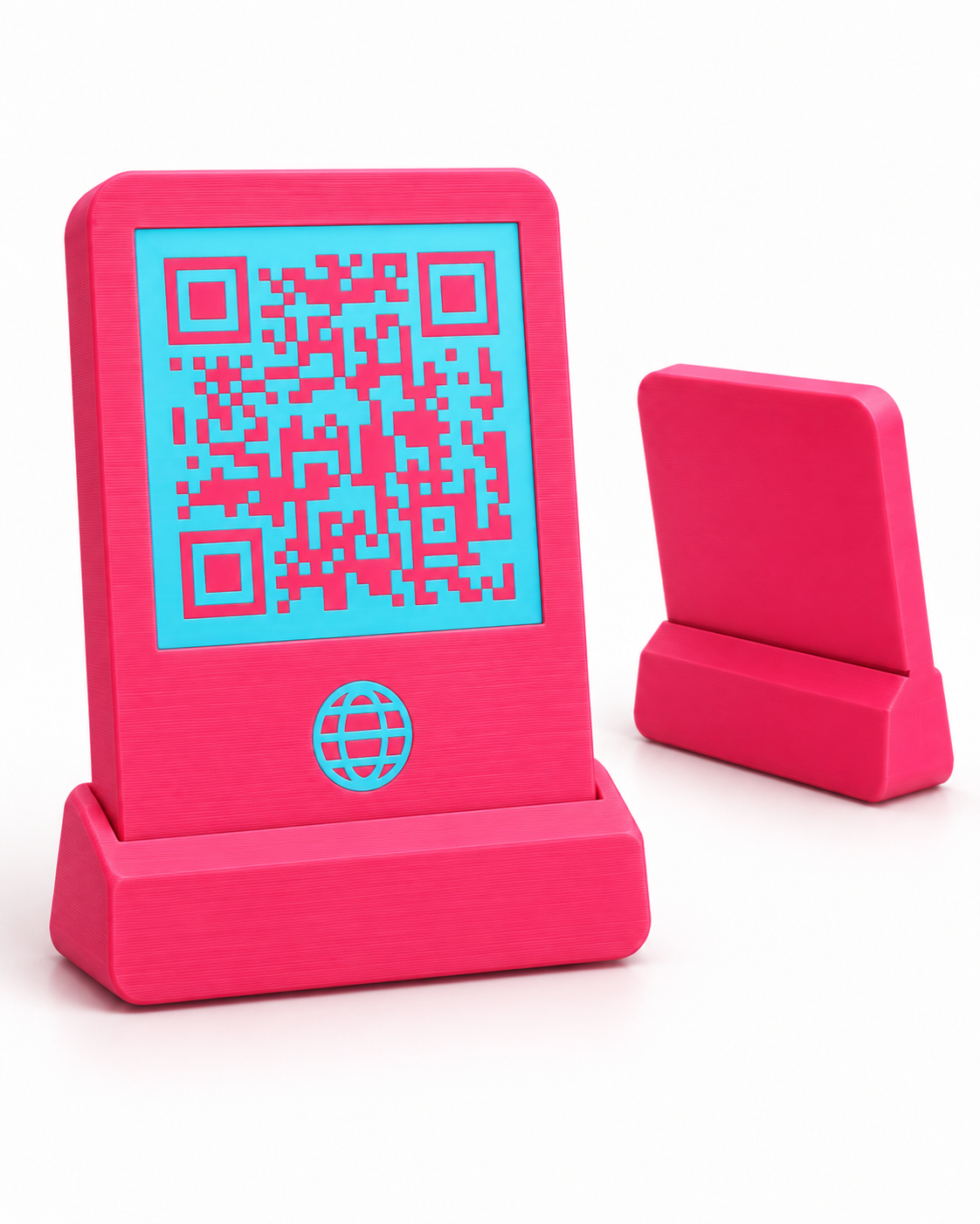 Custom 3D Printed QR Code Stand