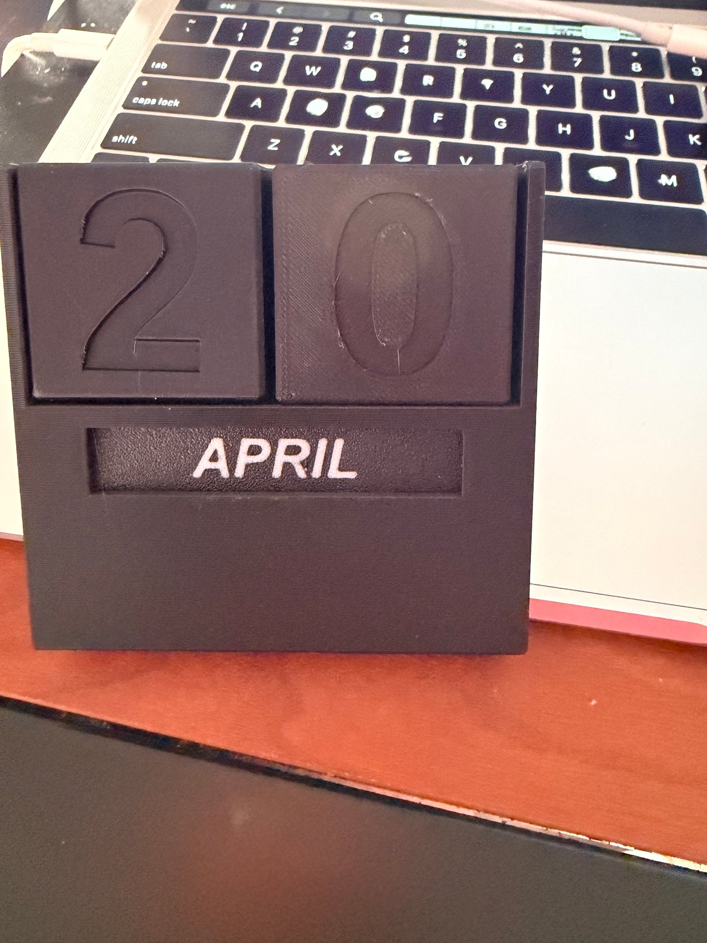 Modern Minimalist Desk Calendar – Reusable & Stylish