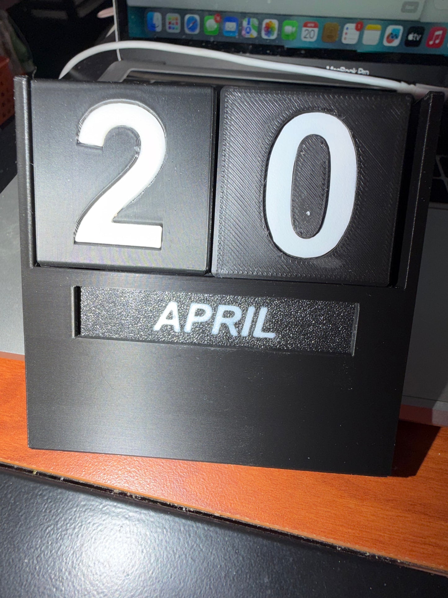 Modern Minimalist Desk Calendar – Reusable & Stylish