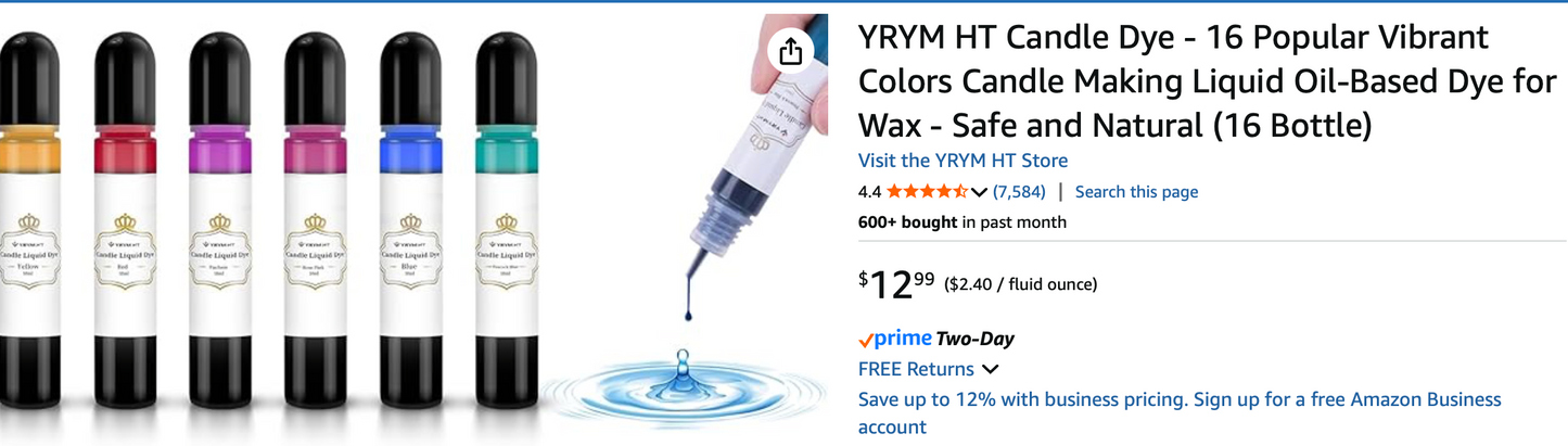 Candle Starter supplies